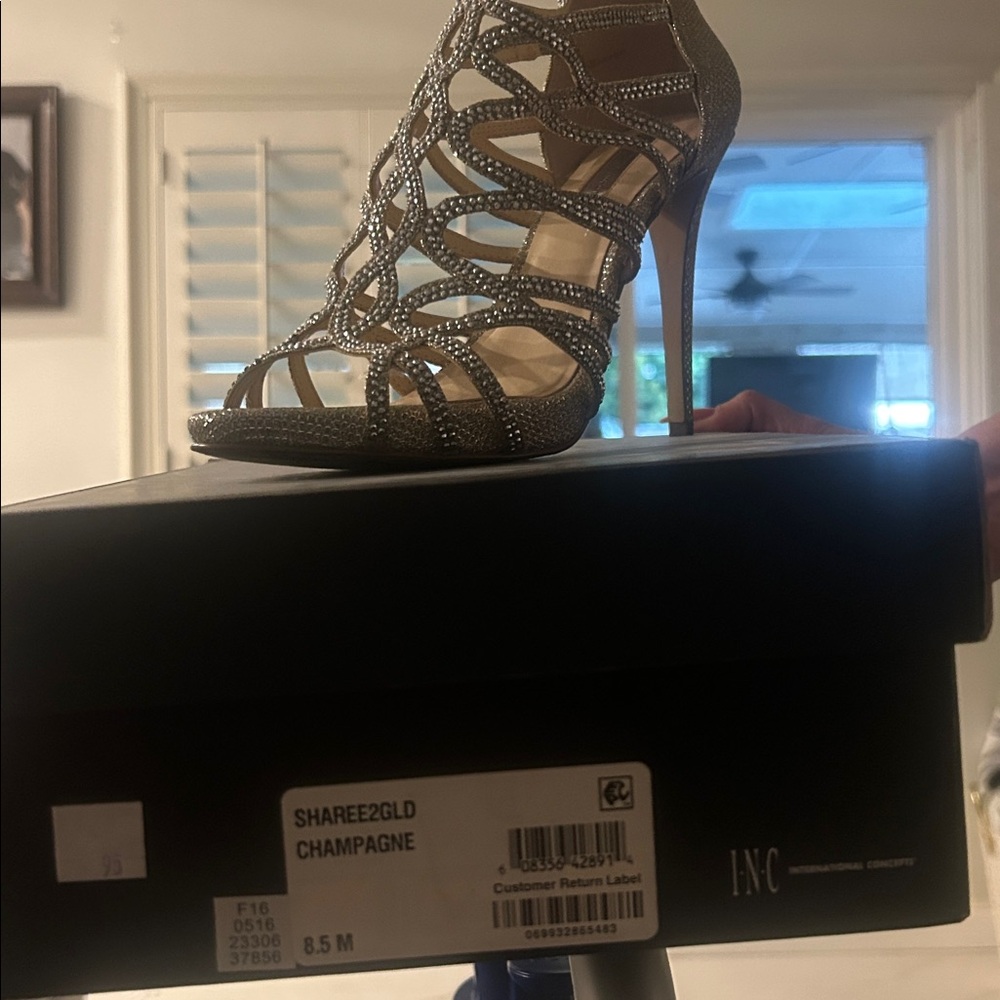 INC International Concepts Champagne Heels